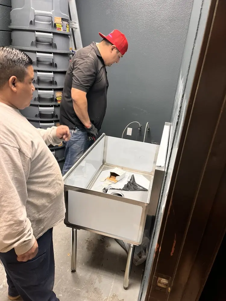 Commercial plumbing and sink installation in Shaws Mill